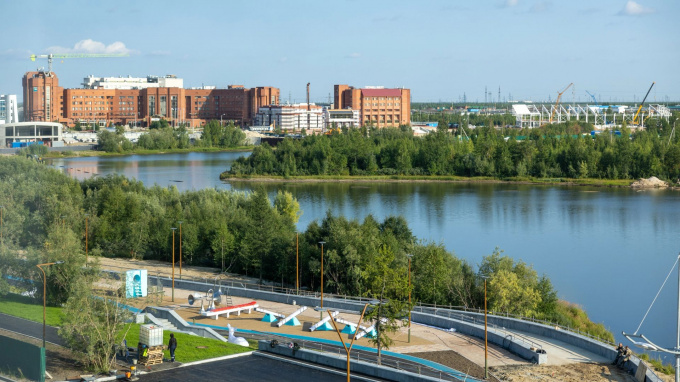 В Новом Уренгое подсветят лес вдоль дороги